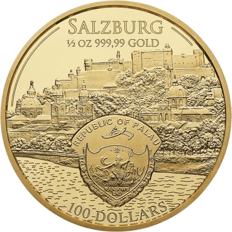 Gouden 1/2 ounce Mozart 2017