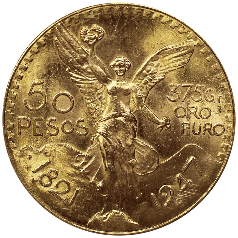 Gouden 50 Mexicaanse pesos