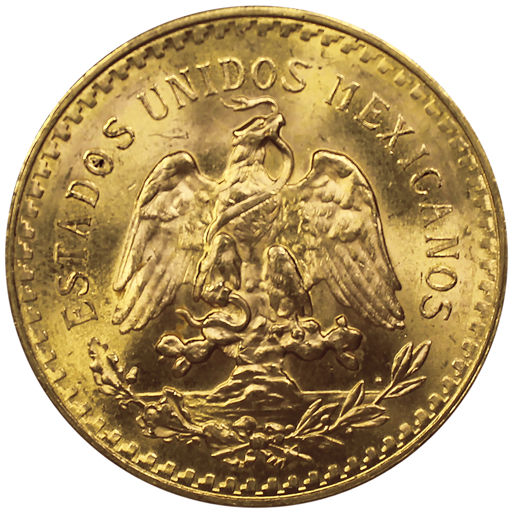 Gouden 50 Mexicaanse pesos