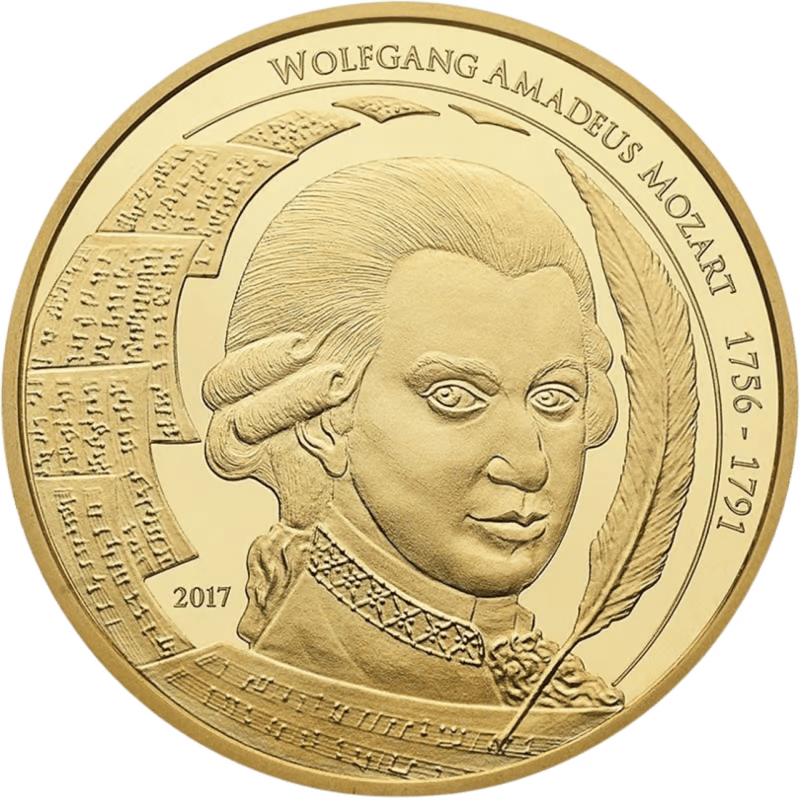 Gouden Mozart 1 ounce 2017