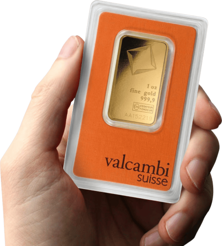 Goudbaar 1 ounce Valcambi