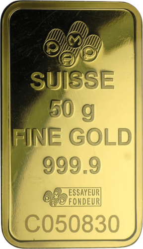 Goudbaar 50 g PAMP Suisse