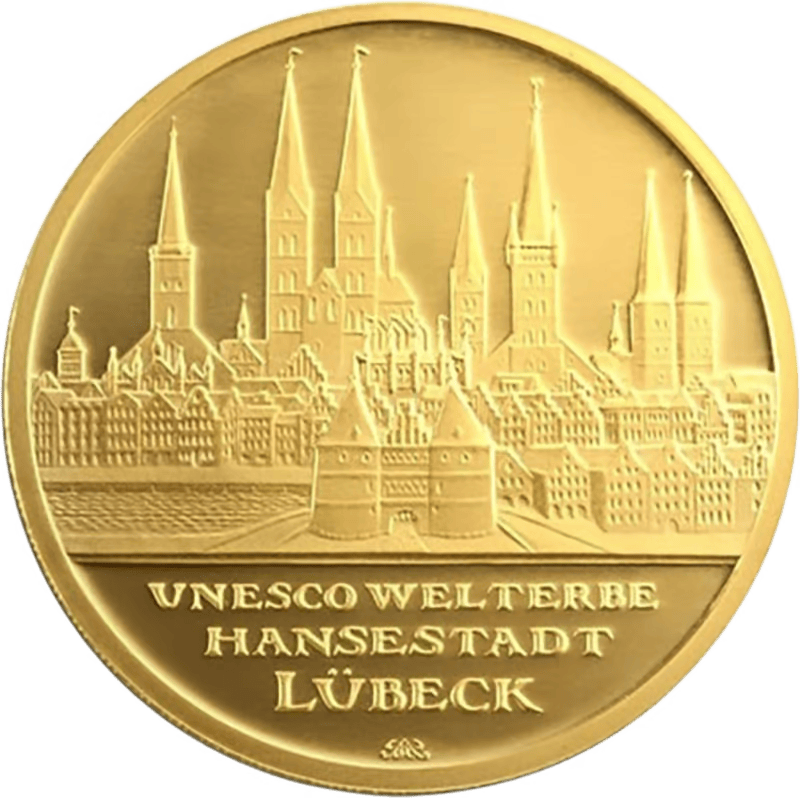 Gouden 1/2 ounce Lübeck