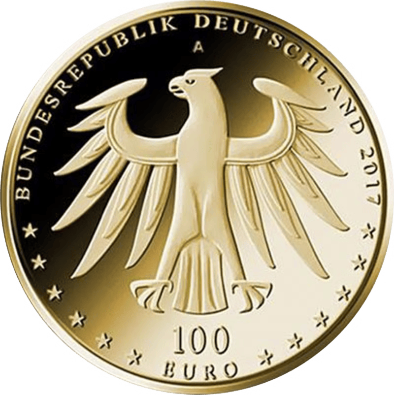 Gouden 1/2 ounce euro Luthergedenken Eisleben-Wittenberg A, D, F, G, J