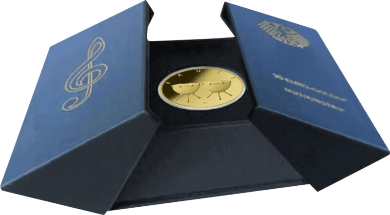 Gouden 1/4 ounce Pauken complete set