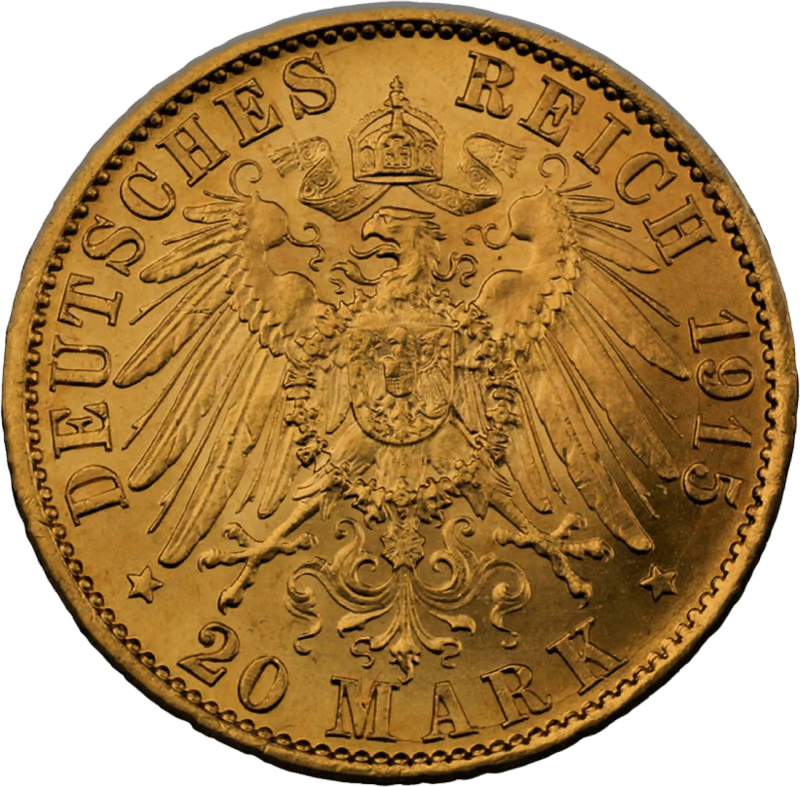 20 Mark Pruisen Wilhelm II