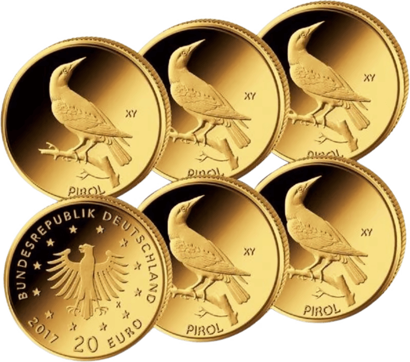 Gouden complete set 1/8 ounce Pirol