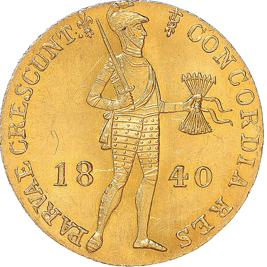 Gouden Dukaat 1840 Lelie