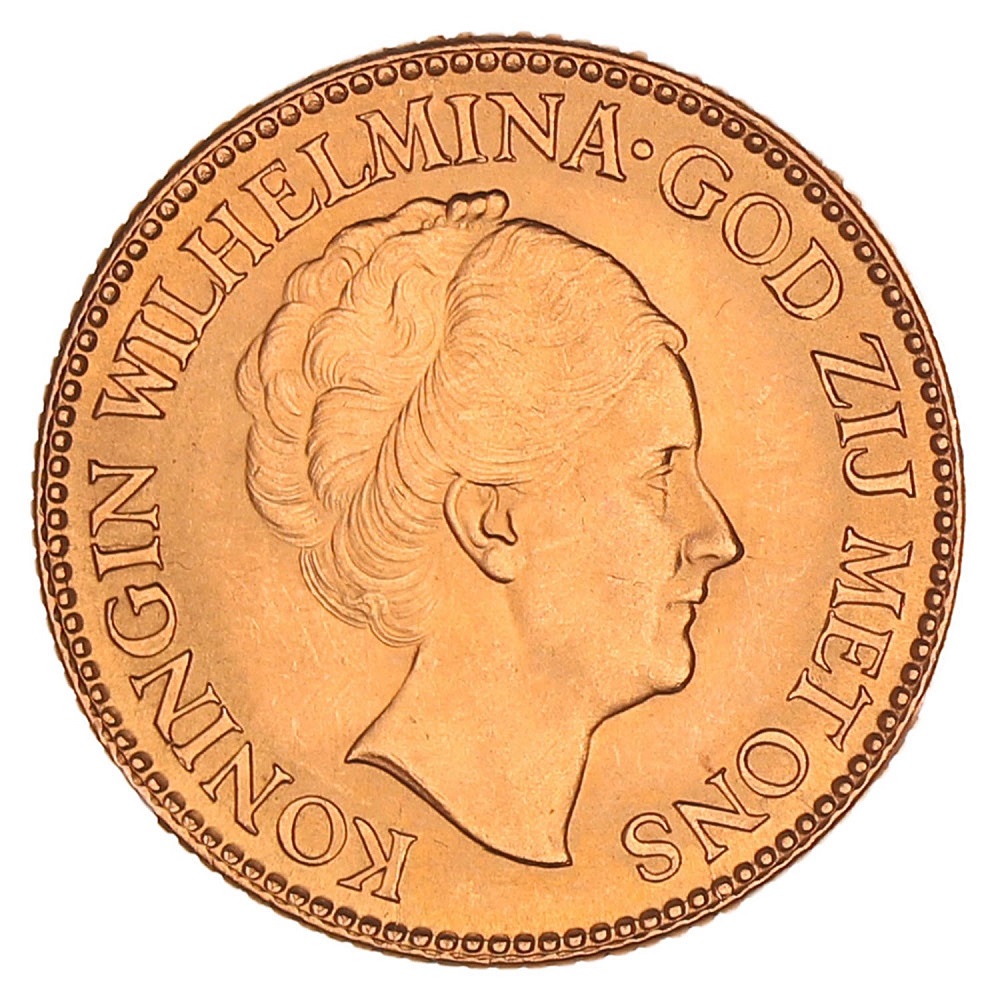 Gouden 10 gulden Wilhelmina 1926
