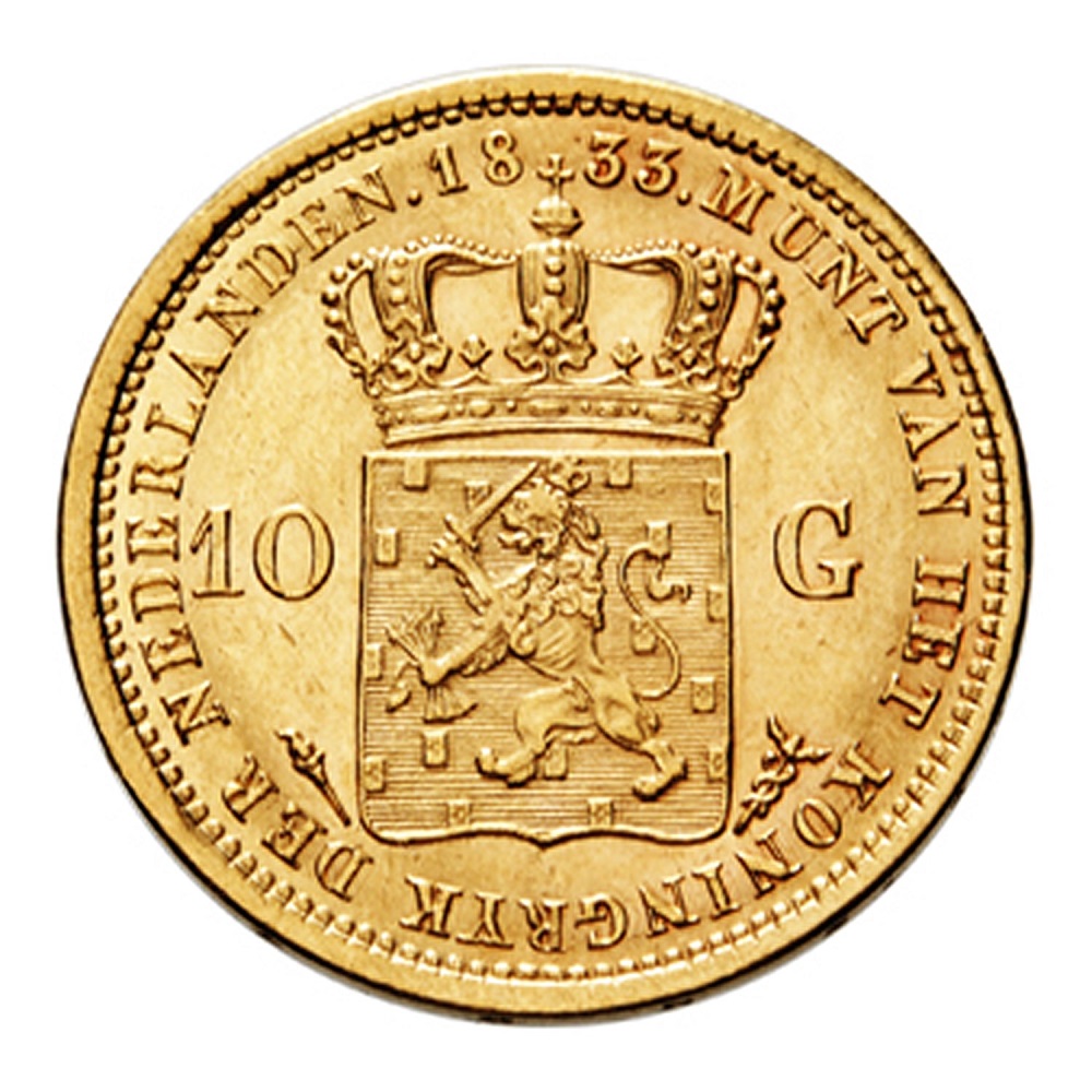 Gouden Willem I 10 gulden 1833