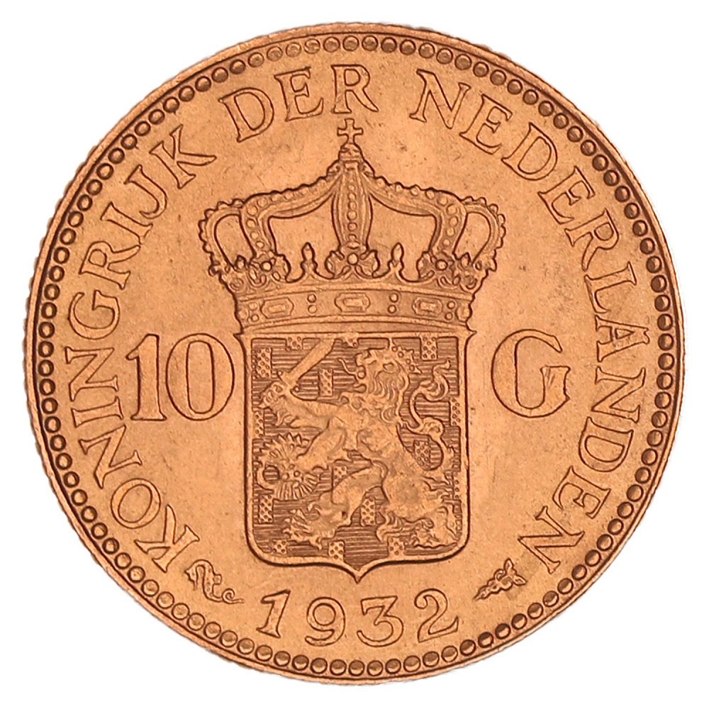 Gouden tientje Wilhelmina 1932