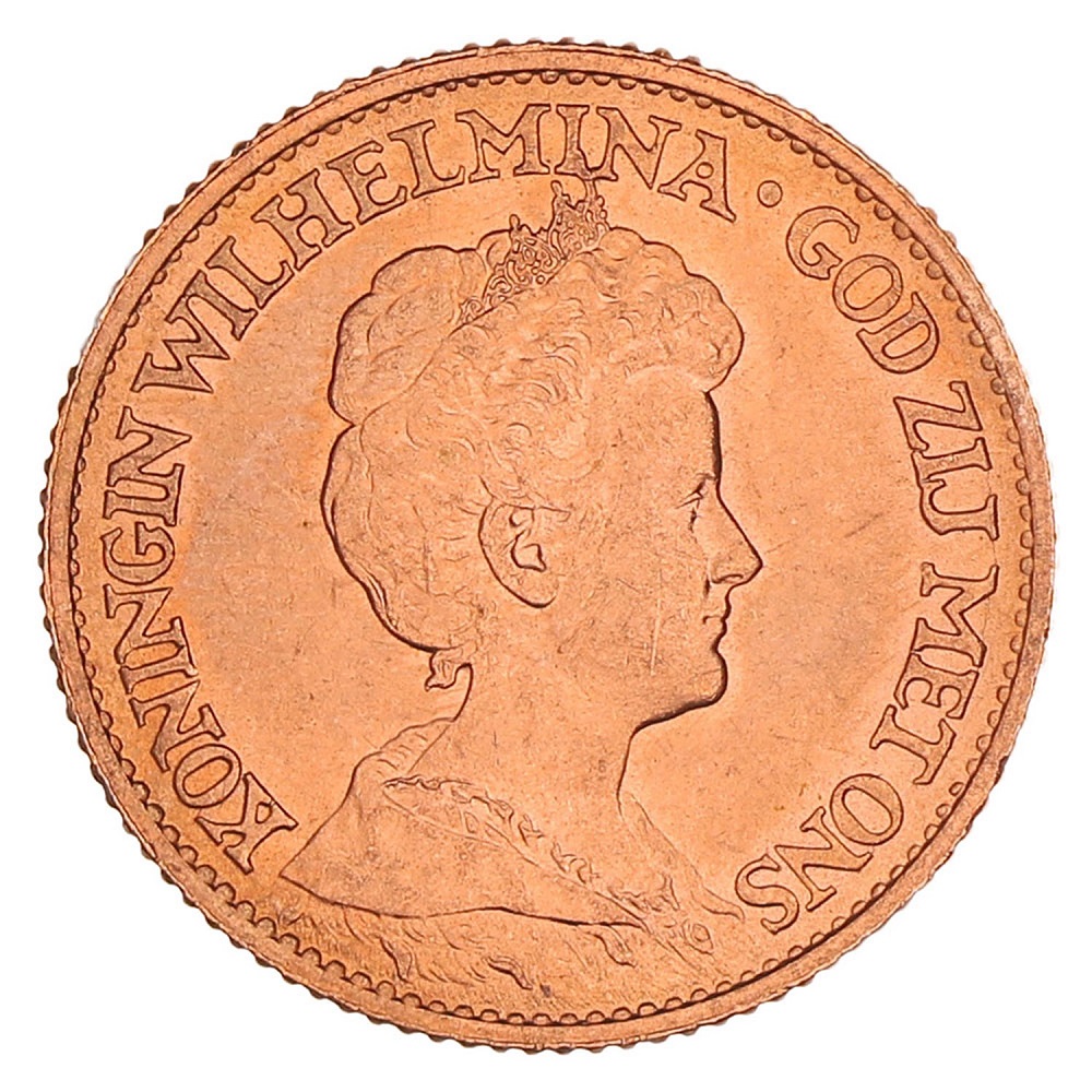 Gouden Tientje Wilhelmina 1912
