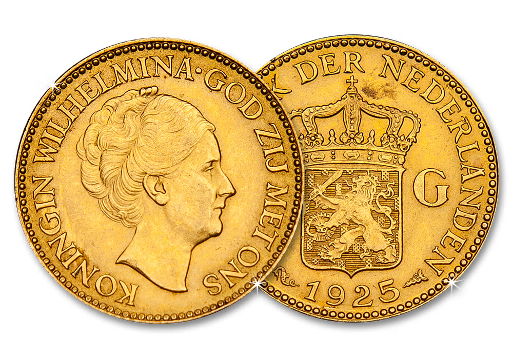 Gouden Tientje Wilhelmina 1925