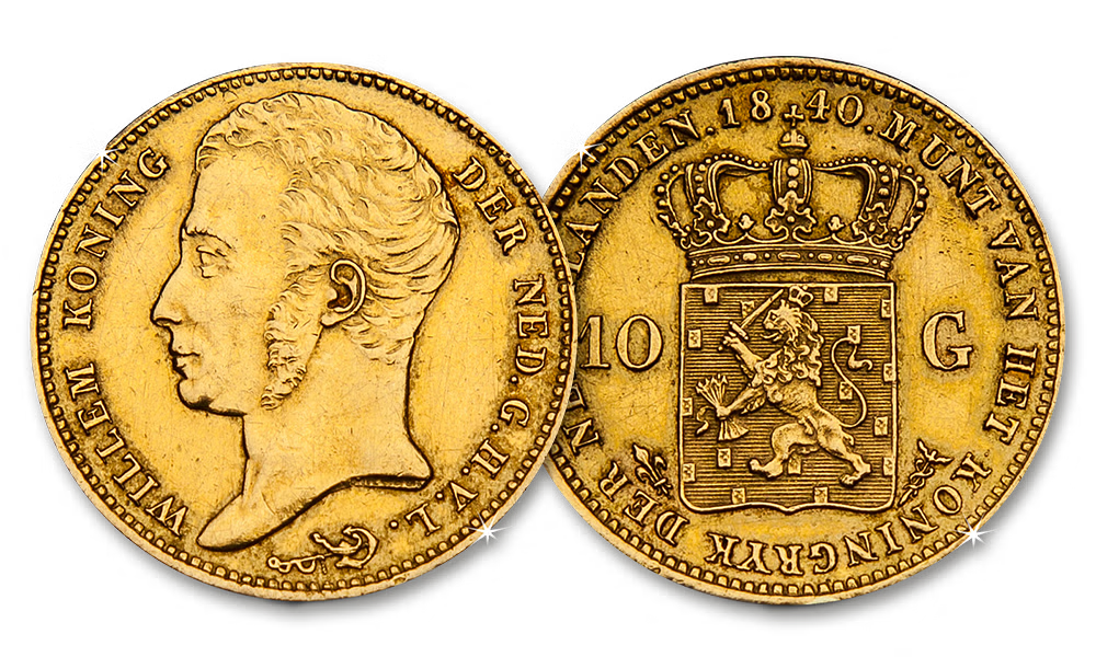 Gouden Tientje van Willem I 1840