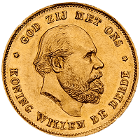 Gouden tientje Willem III