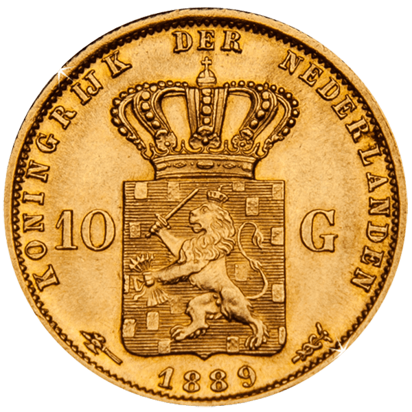 Gouden tientje Willem III