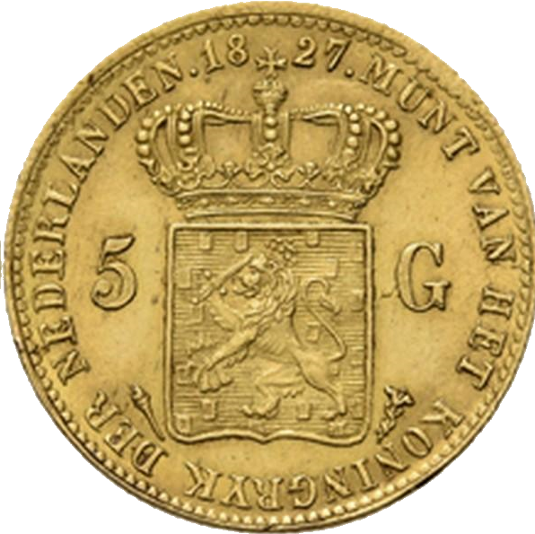 Gouden Vijfje van Willem I 1827