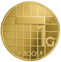 Gouden 1 Gulden Ninaber 2001