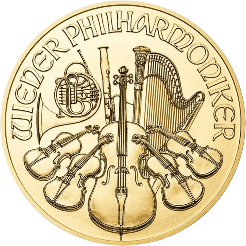 Gouden 1/2 ounce Wiener Philharmoniker  2017