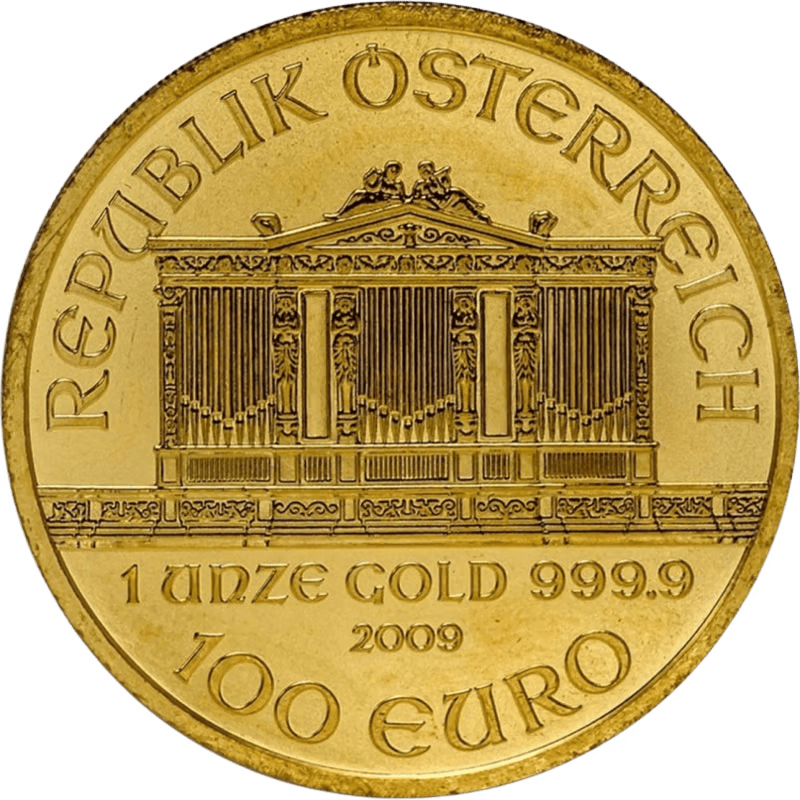 Gouden 1 ounce Wiener Philharmoniker 2009