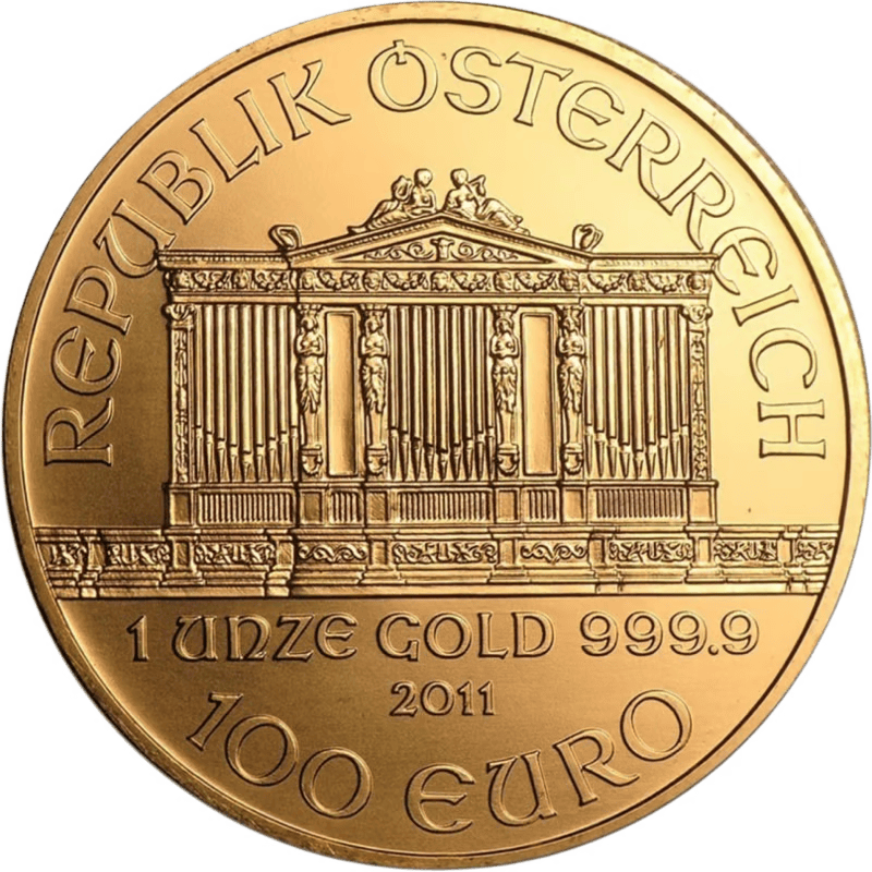 Gouden 1 ounce Wiener Philharmoniker 2011