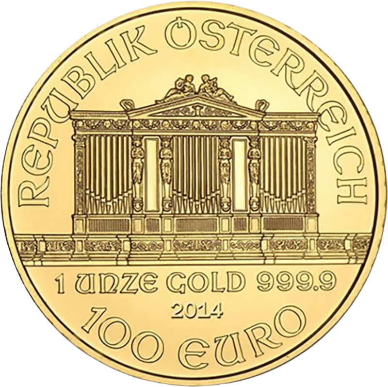 Gouden 1 ounce Wiener Philharmoniker 2014