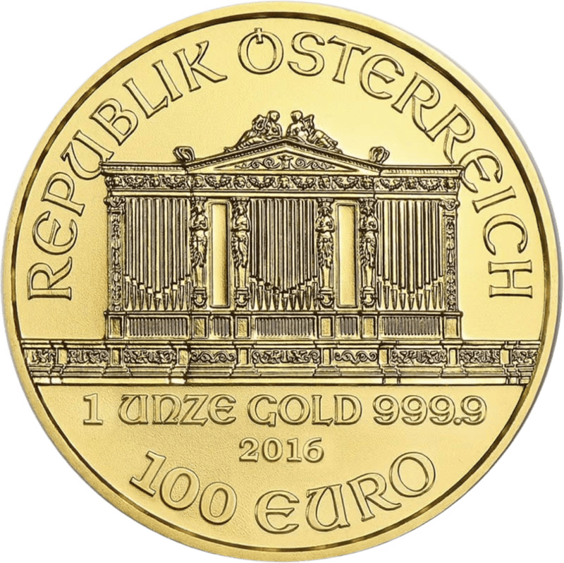 Gouden 1 ounce Wiener Philharmoniker 2016