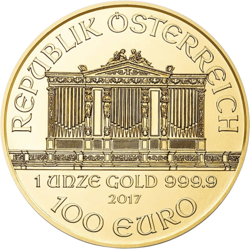 Gouden 1 ounce Wiener Philharmoniker 2017