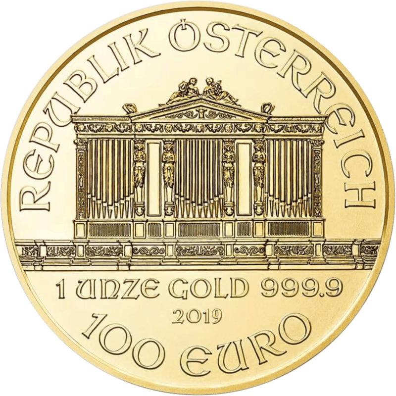 Gouden 1 ounce Wiener Philharmoniker 2019