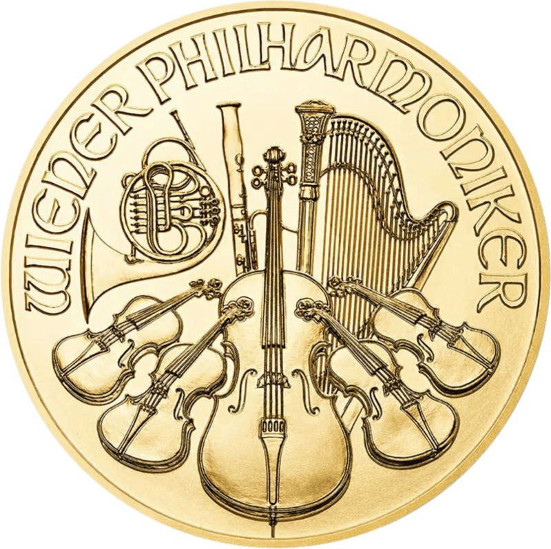 Gouden 1 ounce Wiener Philharmoniker 2019