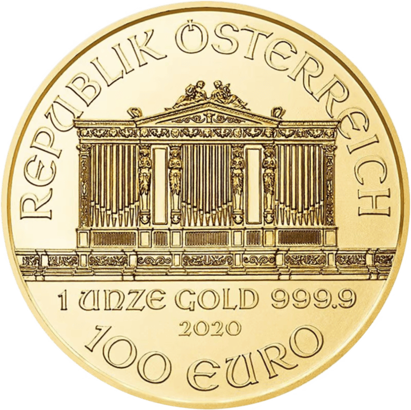 Gouden 1 ounce Wiener Philharmoniker 2020