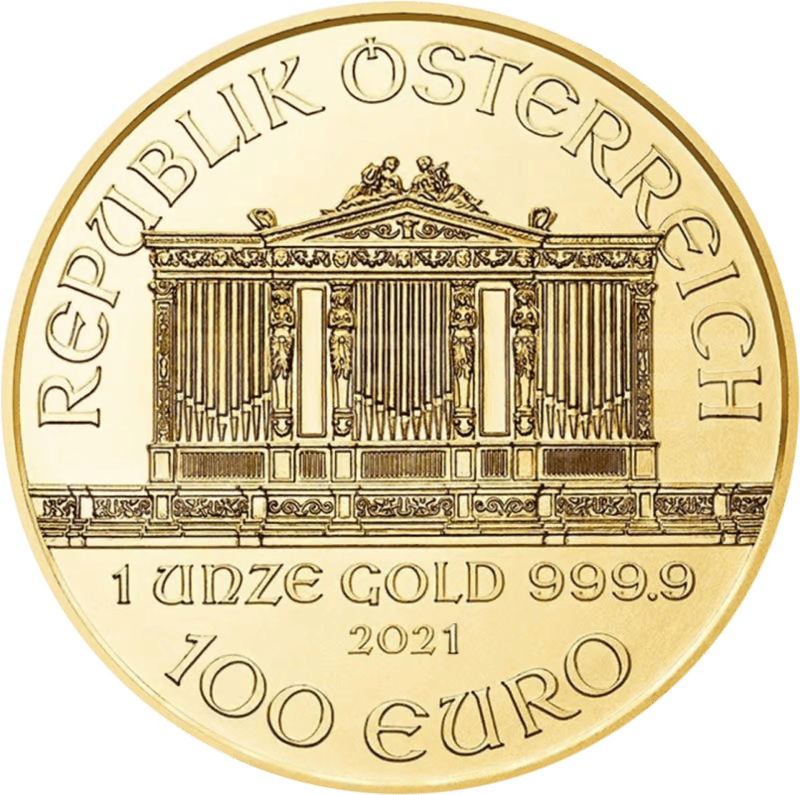 Gouden 1 ounce Wiener Philharmoniker 2021