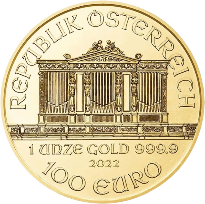 Gouden 1 ounce Wiener Philharmoniker 2022