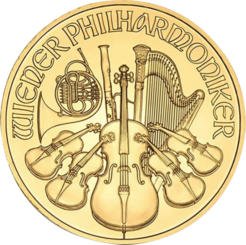 Gouden 20 x 1/10 ounce Philharmoniker 2021