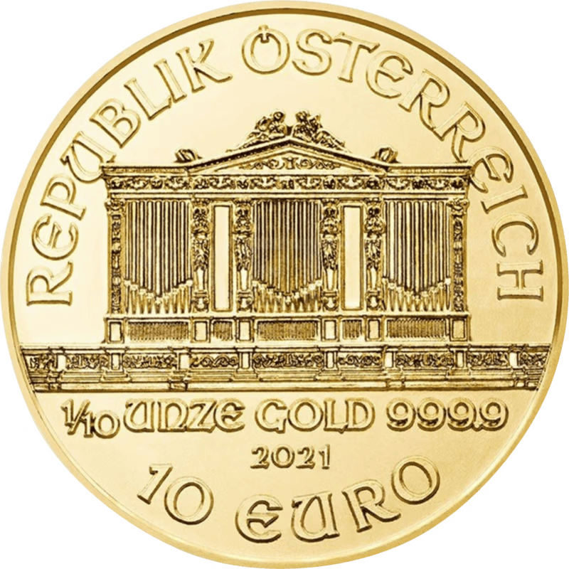 Gouden 20 x 1/10 ounce Philharmoniker 2021