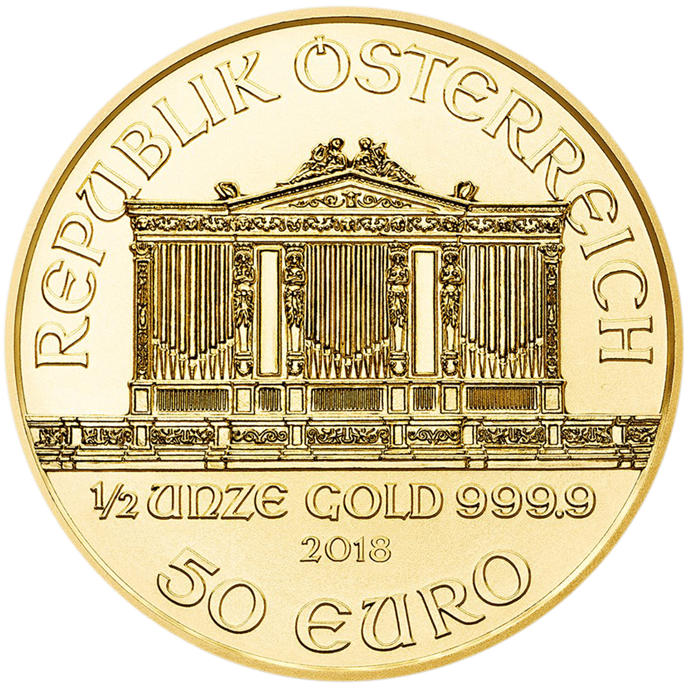 Gouden Philharmoniker 1/2 ounce