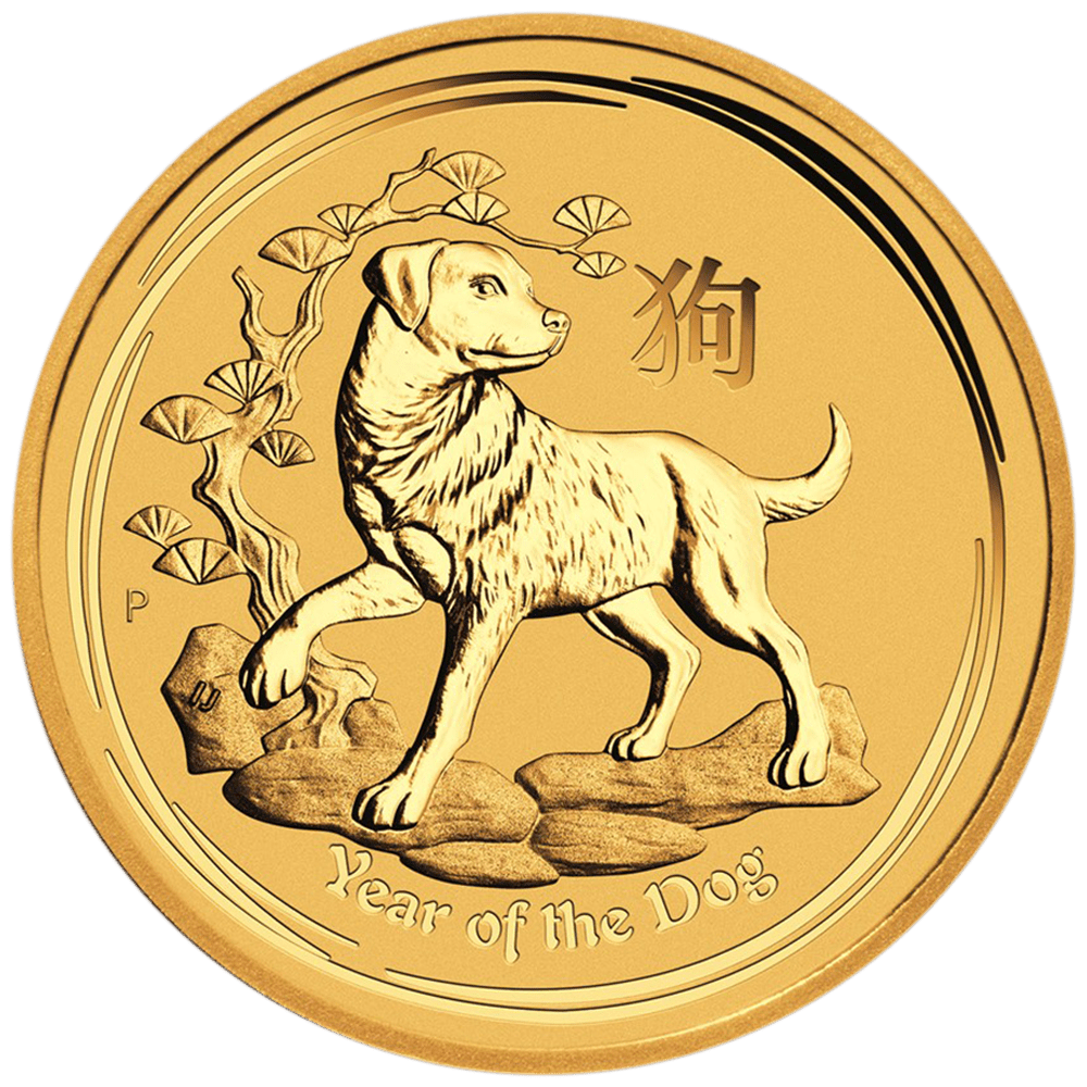 Australische Lunar 1oz Hond