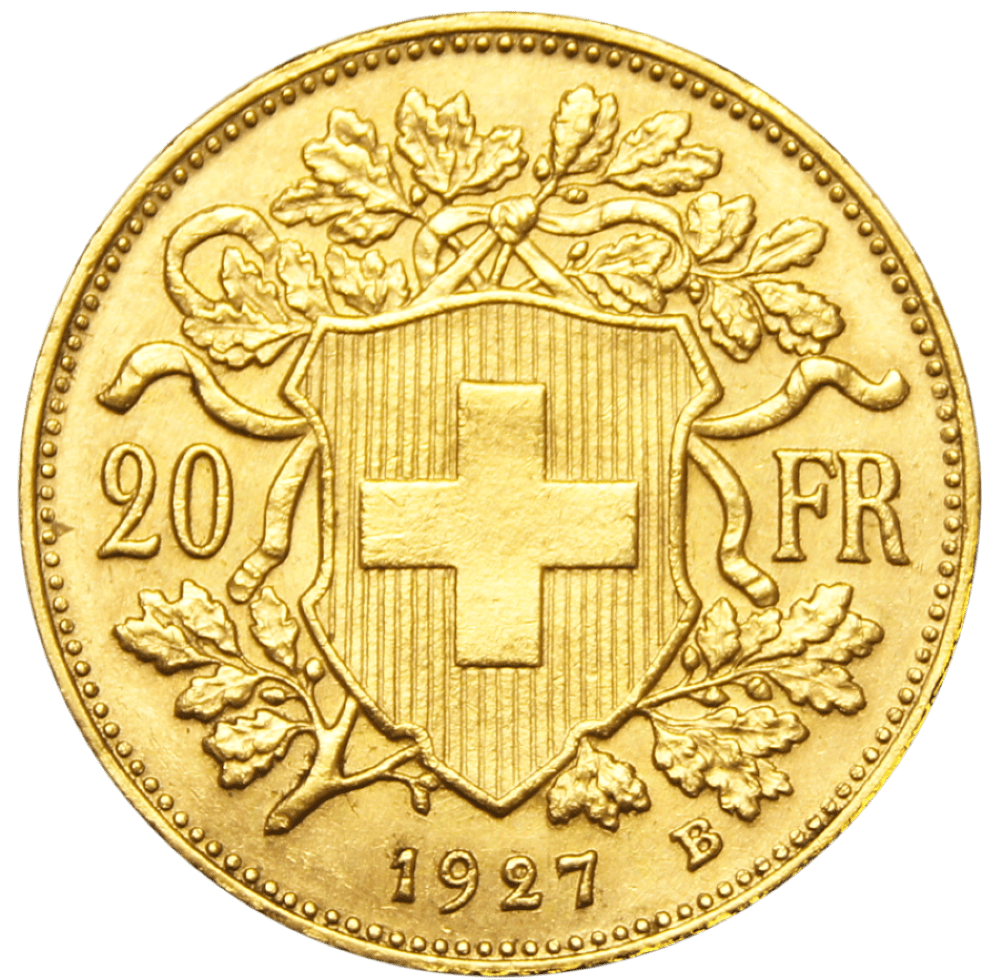 Gouden 20 francs Vreneli